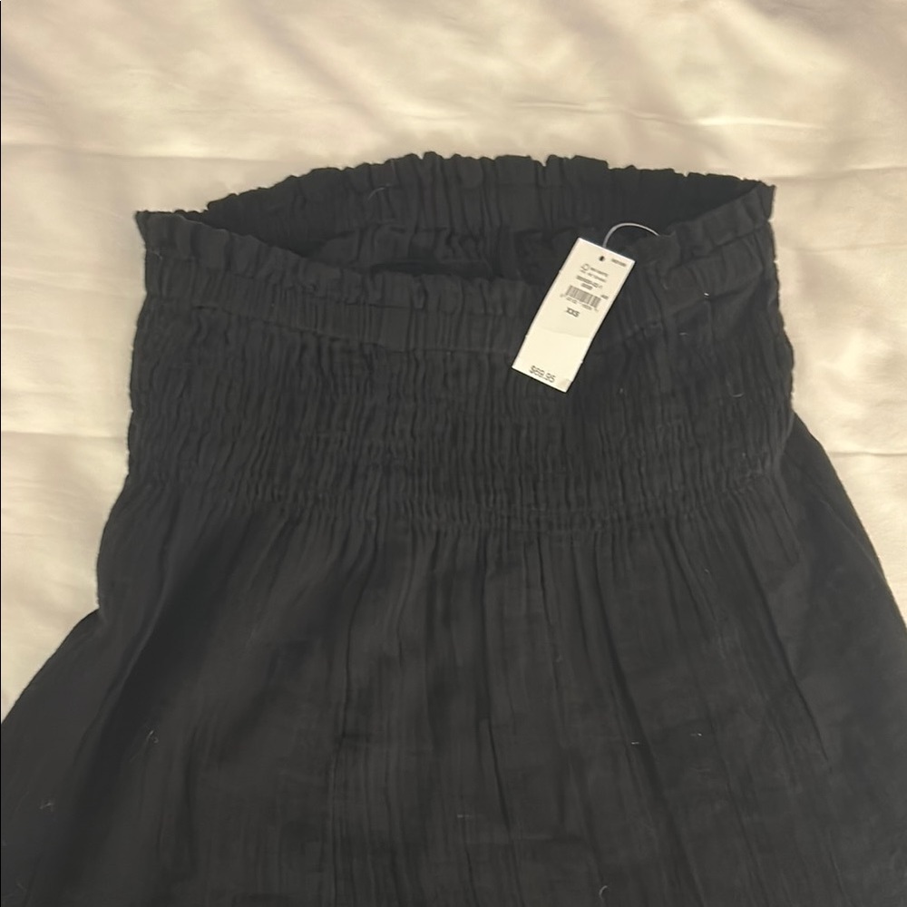 Black maxi skirt